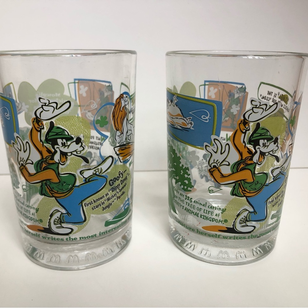 Goofy Character Glass Tumblers